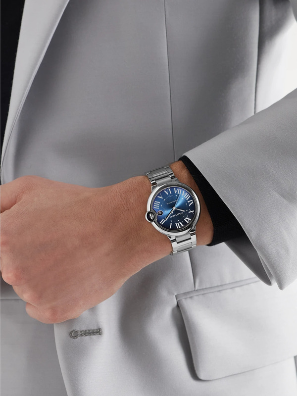  Cartier - Ballon Bleu De Cartier Automatic 40mm Stainless Steel Watch, Ref. No. Wsbb0061 - Men - Blue 