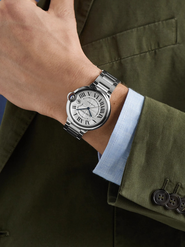  Cartier - Ballon Bleu De Cartier Automatic 40mm Stainless Steel Watch, Ref. No. Wsbb0040 - Men - Silver 