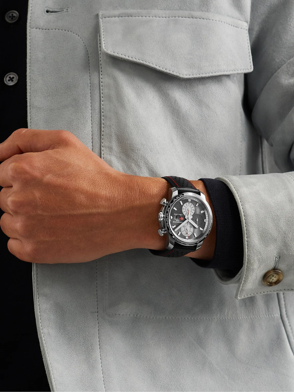  Chopard - Mille Miglia 2021 Race Edition Limited Edition Automatic Chronograph 44mm Stainless Steel And Leather Watch, Ref. No. 168571-3009 - Men - Black 