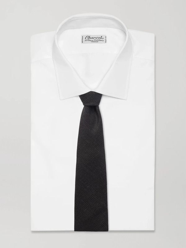  De Petrillo - 7cm Wool Tie - Men - Brown 