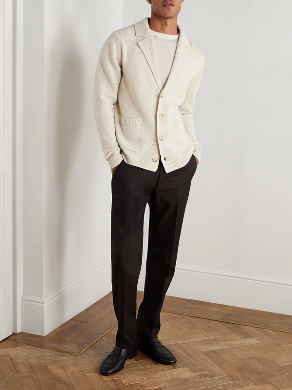  De Petrillo - Merino Wool And Cashmere-blend Cardigan - Men - Gray - It 46 