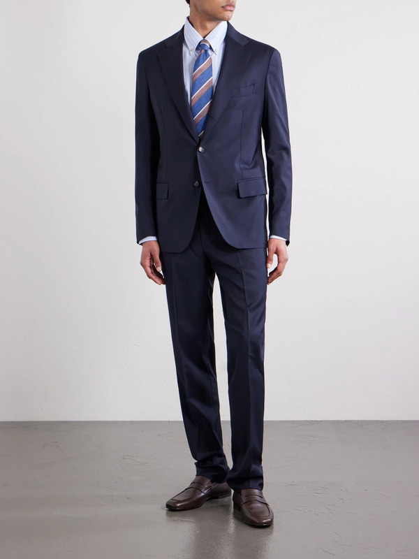  De Petrillo - Virgin-wool Blend Suit Jacket - Men - Blue - It 46 