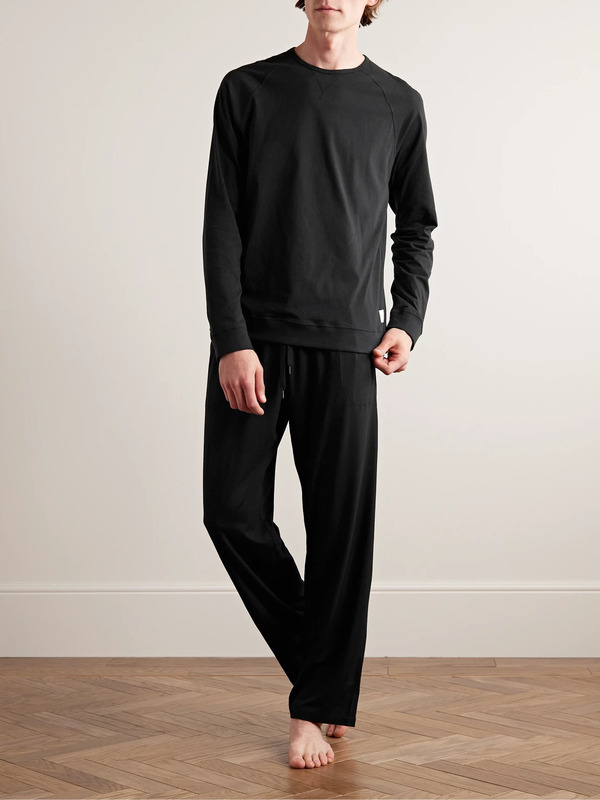  Derek Rose - Basel Stretch-modal Pyjama Trousers - Men - Black - M 