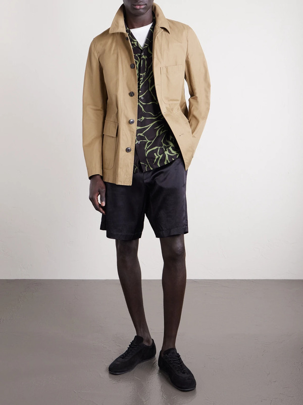  Dries Van Noten - Cotton-twill Jacket - Men - Brown - It 44 