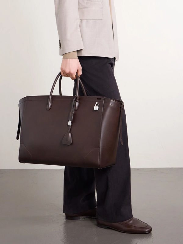  Dunhill - Century 45 Patina-leather Weekend Bag - Men - Brown 