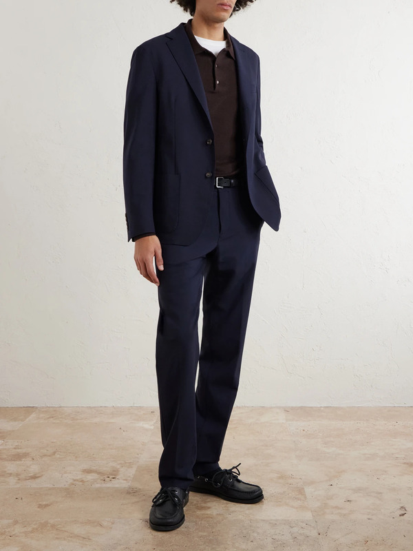  Eleventy - Wool-blend Suit Jacket - Men - Blue - It 48 