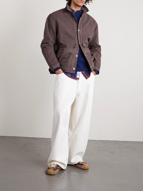  Folk - Anniversary Denim Jacket - Men - Brown - S 