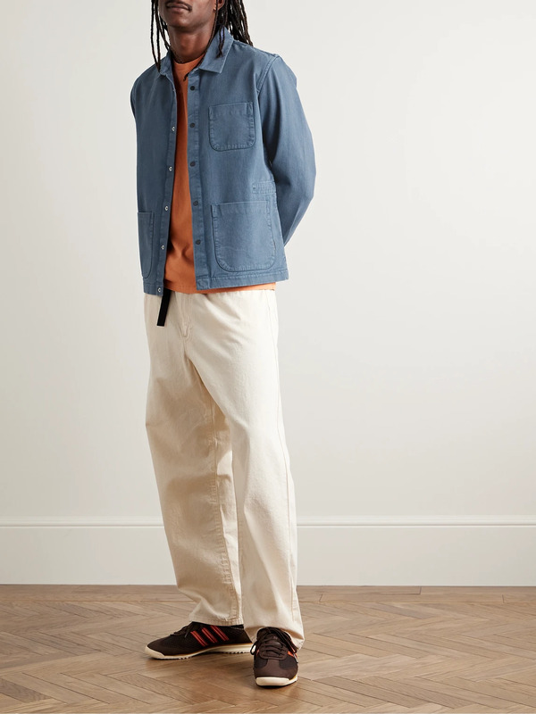  Folk - Assembly Cotton-twill Overshirt - Men - Blue - 3 