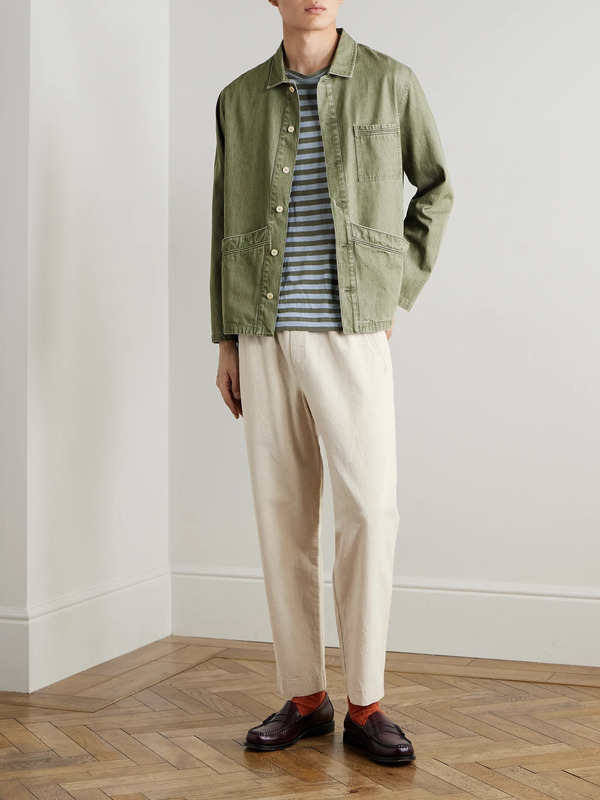  Folk - Meyer Cotton Overshirt - Men - Green - S 