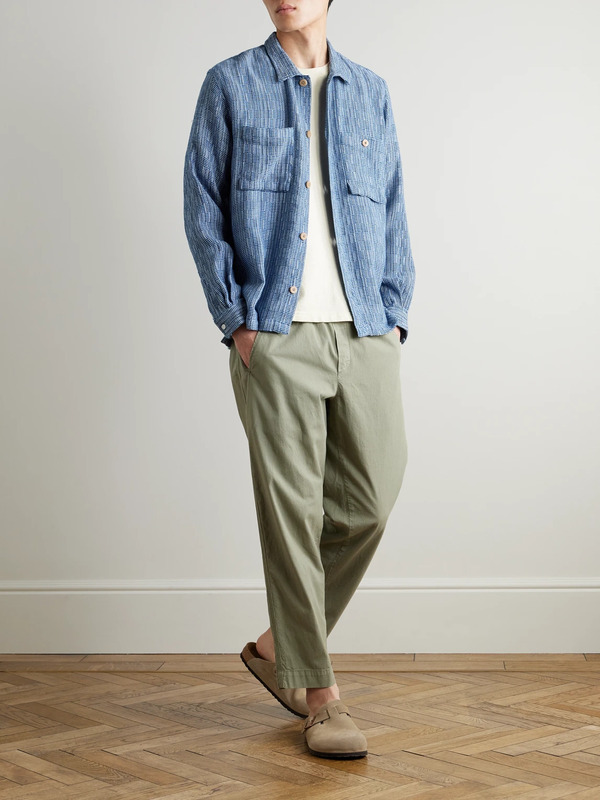  Folk - Textured Cotton T-shirt - Men - Neutrals - S 
