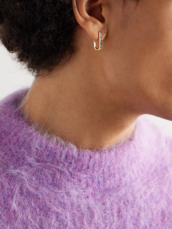  Foundrae - 18-karat Gold Topaz Single Earring - Men - Gold 
