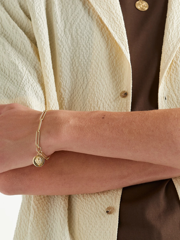  Foundrae - Strength Extended Clip 18-karat Gold Diamond Bracelet - Men - Gold 