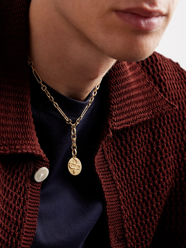  Foundrae - Wholeness 18-karat Gold Diamond Pendant Necklace - Men - Gold 