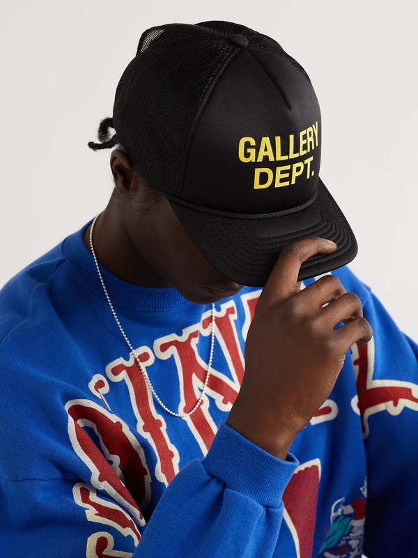  Gallery Dept. - Logo-print Foam And Mesh Trucker Cap - Men - Black 