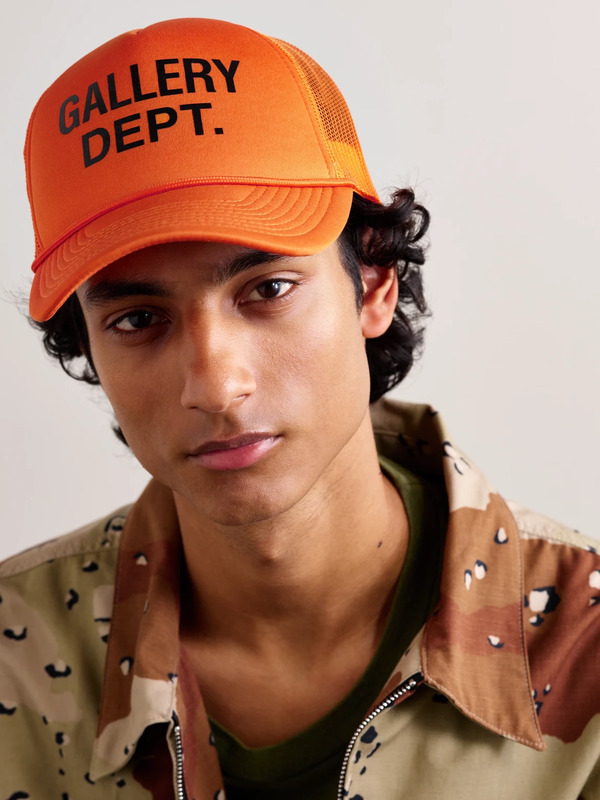  Gallery Dept. - Logo-print Foam And Mesh Trucker Cap - Men - Orange 