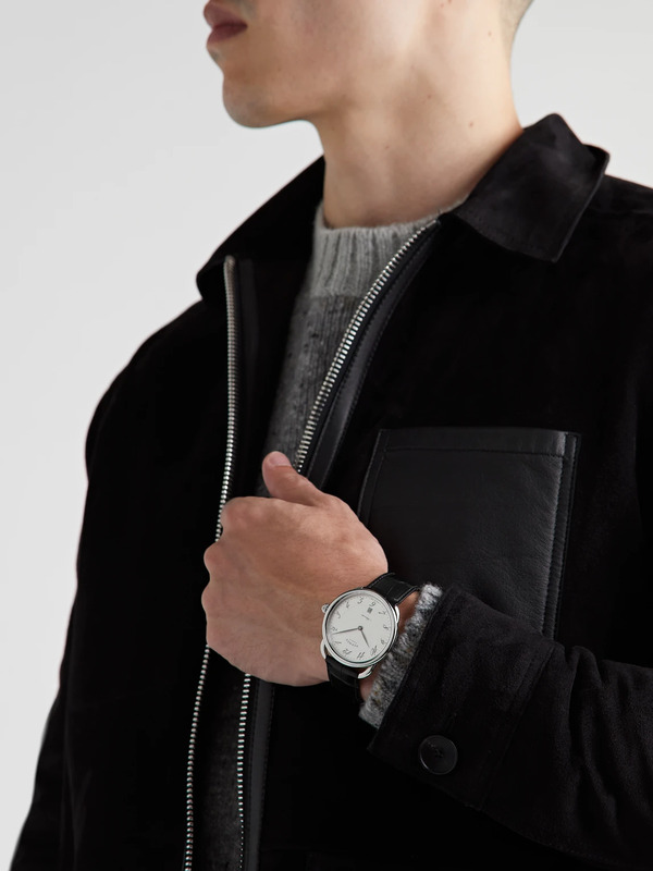  Hermès Timepieces - Arceau Automatic 40mm Stainless Steel And Alligator Watch, Ref. No. 055574ww00 - Men - White 