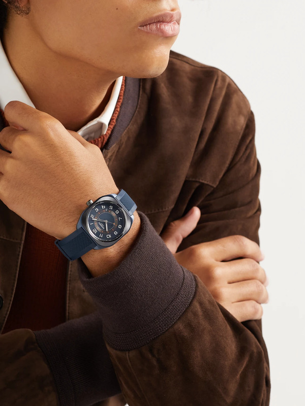  Hermès Timepieces - H08 Automatic 42mm Titanium And Rubber Watch, Ref. No. 056950ww00 - Men - Blue 
