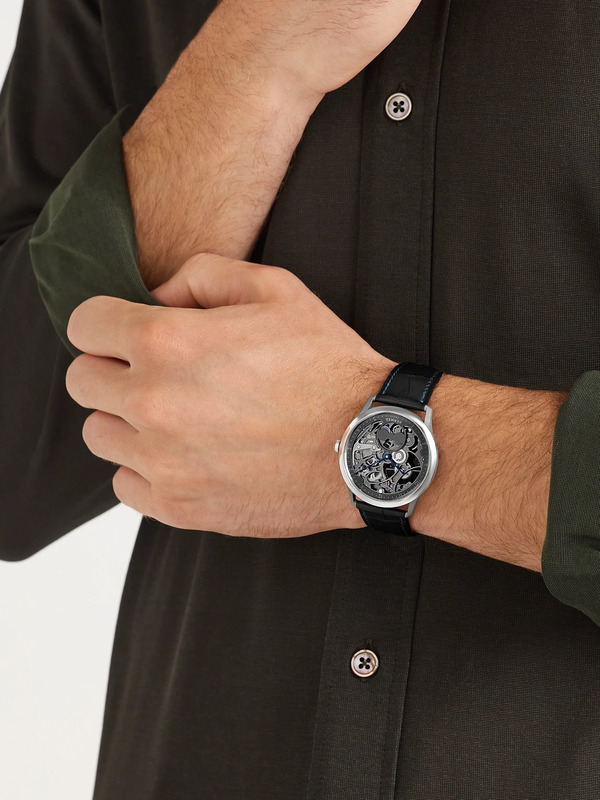  Hermès Timepieces - Slim D'hermès Squelette Lune 39.5mm Automatic Titanium And Alligator Watch, Ref. No. 053606ww00 - Men - Black 