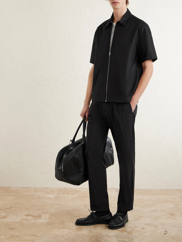  Herno - Tapered Shell Trousers - Men - Black - Xs 