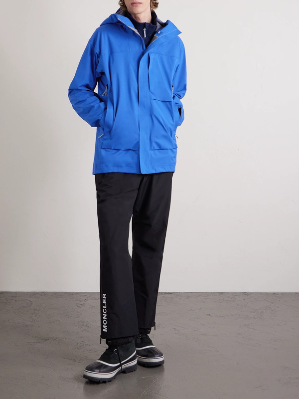  Houdini - Rollercoaster Hooded Recycled Ski Jacket - Men - Blue - S 