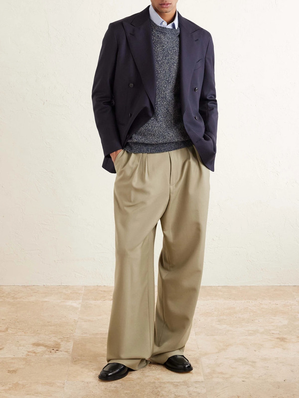  Inis Meáin - Linen And Cotton-blend Sweater - Men - Blue - S 