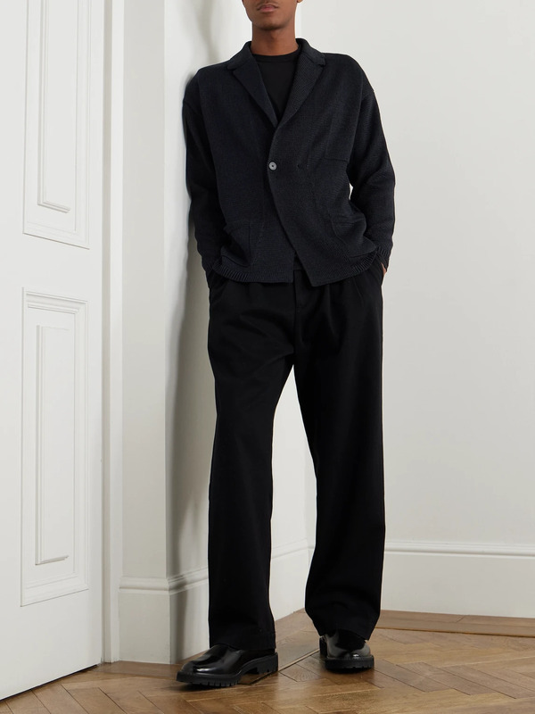  Inis Meáin - Linen Cardigan - Men - Black - M 