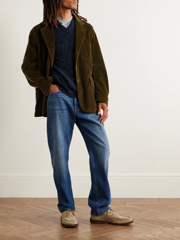  Inis Meáin - Merino Wool And Cashmere-blend Sweater - Men - Blue - S 