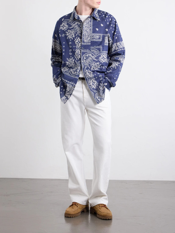  Kapital - Printed-cotton Shirt - Men - Blue - 1 