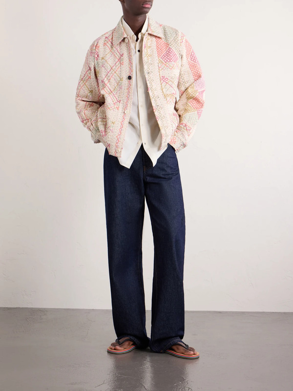  Kardo - Bodhi Cotton-jacquard Jacket - Men - Pink - M 