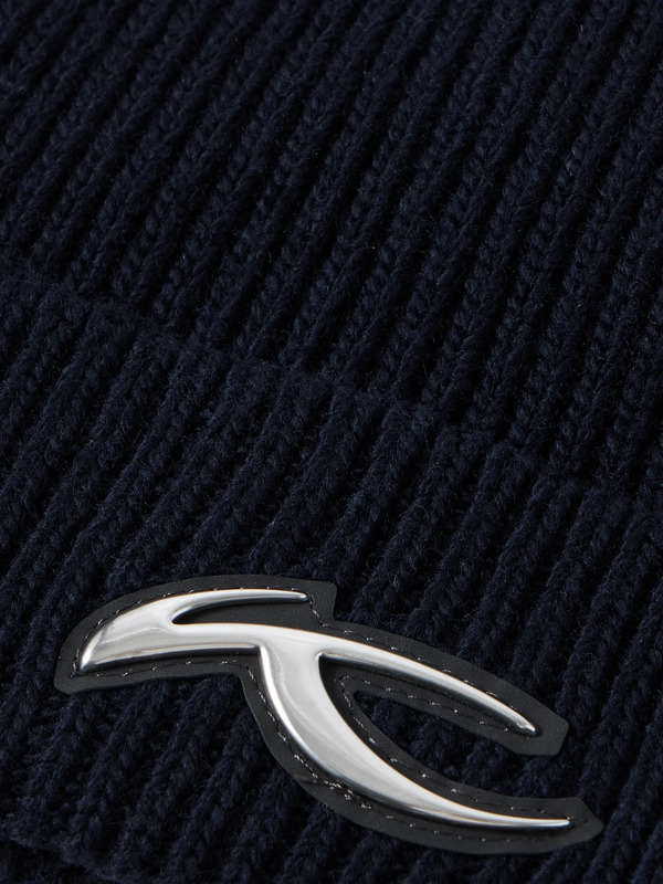  Kjus - Logo-appliquéd Ribbed-knit Beanie - Men - Blue 