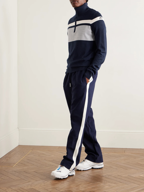  Kjus - Striped Merino Wool Half-zip Sweater - Men - Blue - It 46 