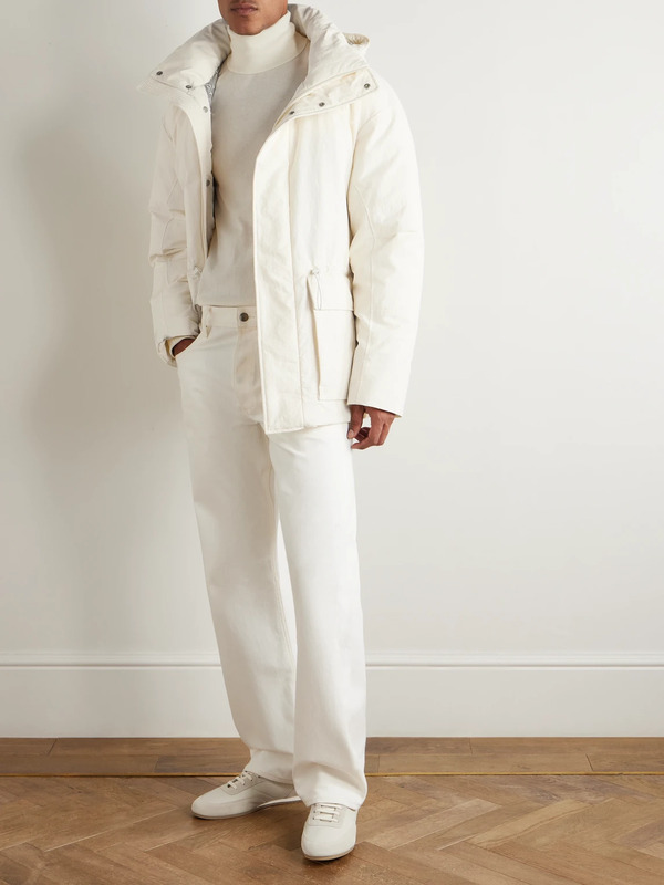 Laminar - Shell Hooded Down Parka - Men - White - M 