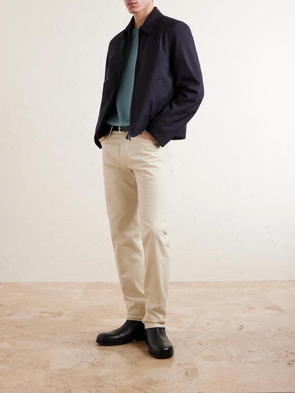  Loro Piana - Mathis Windwish™ Blouson Jacket - Men - Blue - It 48 