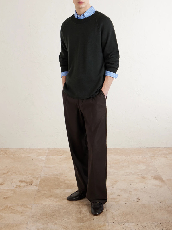  Margaret Howell - Mhl. Merino Wool Sweatshirt - Men - Black - S 