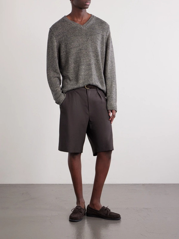  Massimo Alba - Leo Knitted Linen Sweater - Men - Gray - M 