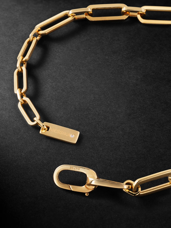  Messika - Gold Diamond Chain Bracelet - Men - Gold 