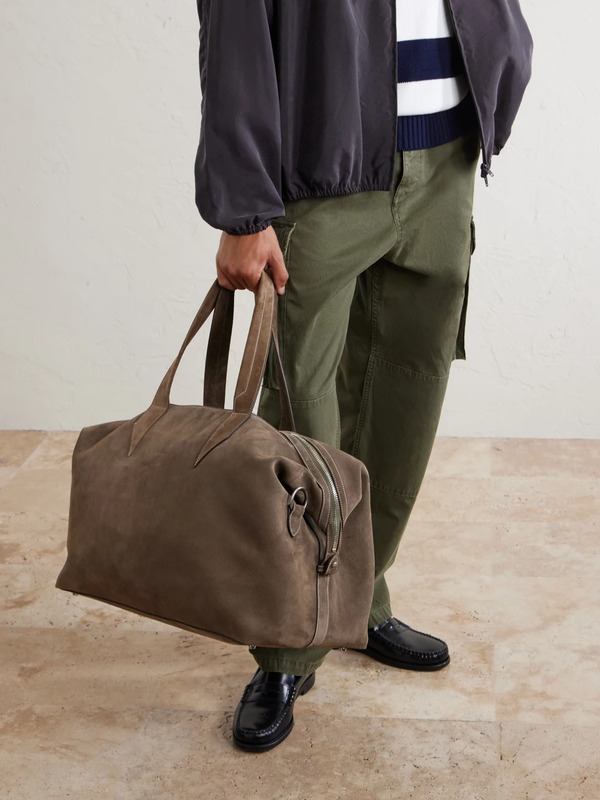  Métier - Nomad Suede Weekend Bag - Men - Brown 