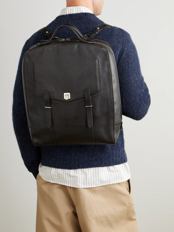  Métier - Rider Full-grain Leather Backpack - Men - Brown 
