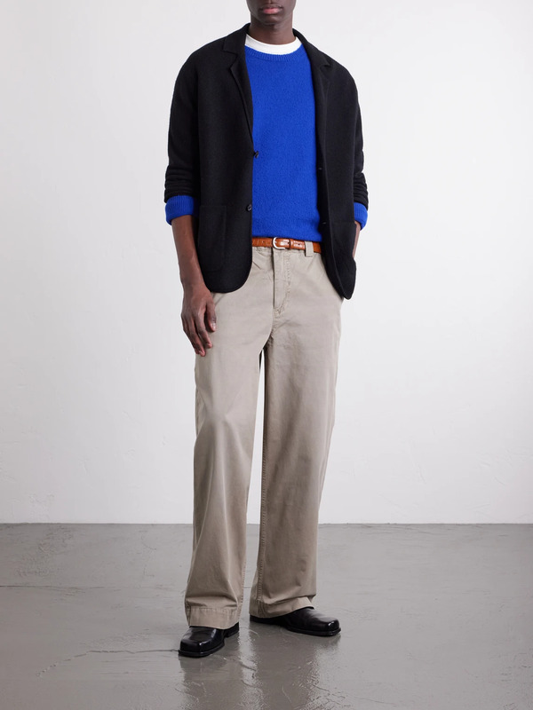  Mfpen - Comission Straight-leg Cotton Trousres - Men - Neutrals - M 