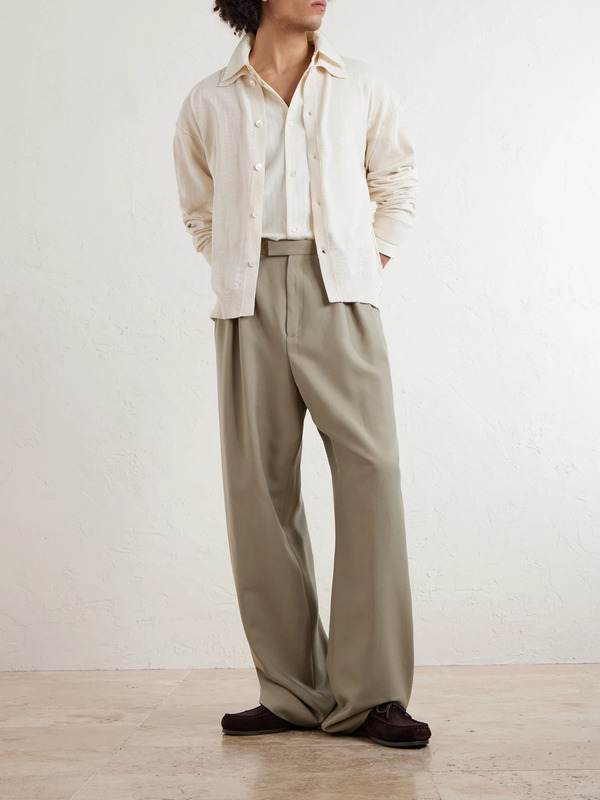  Mfpen - Formal Cotton And Linen-blend Cardigan - Men - Neutrals - S 
