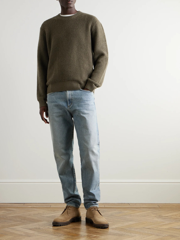  Mr P. - Cashmere Sweater - Men - Green - S 