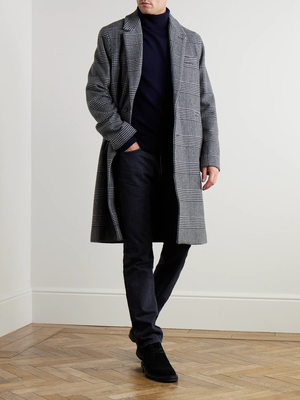  Mr P. - Clyde Cashmere Rollneck Sweater - Men - Blue - Xs 