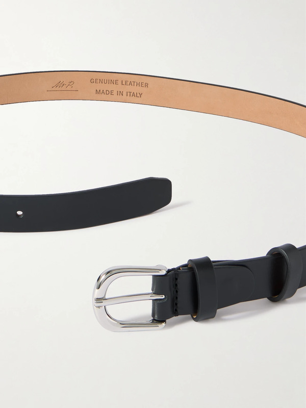  Mr P. - 2.5cm Leather Belt - Men - Black - Eu 100 