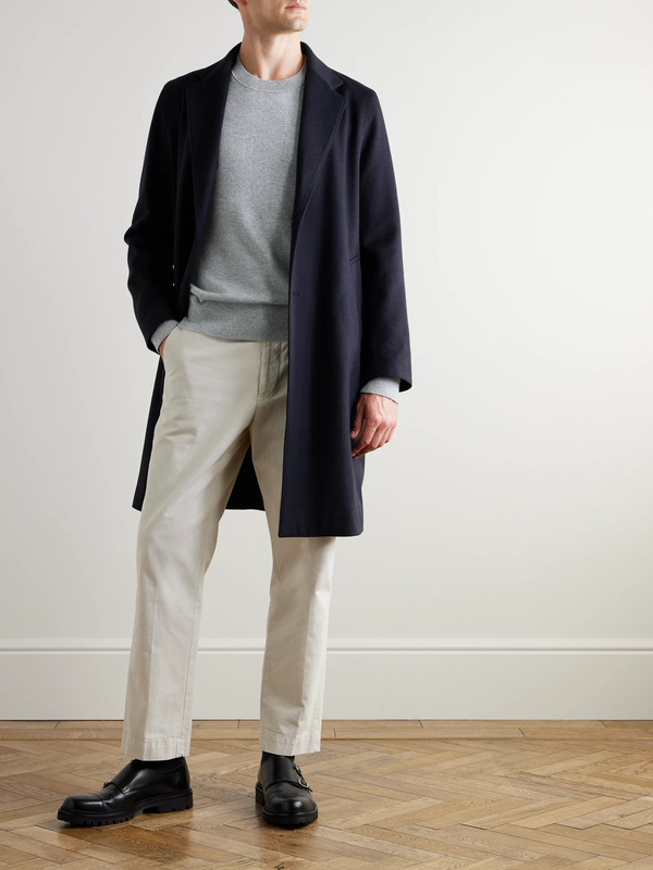  Mr P. - Curtis Cashmere Sweater - Men - Gray - Xs 