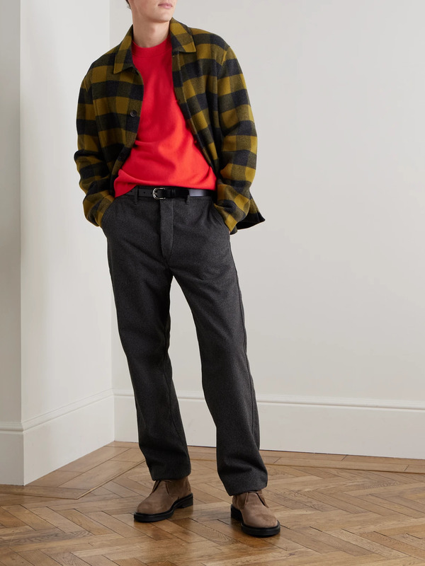  Mr P. - Curtis Cashmere Sweater - Men - Orange - S 