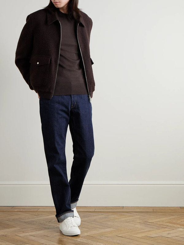  Mr P. - Merino Wool Sweater - Men - Brown - Xs 