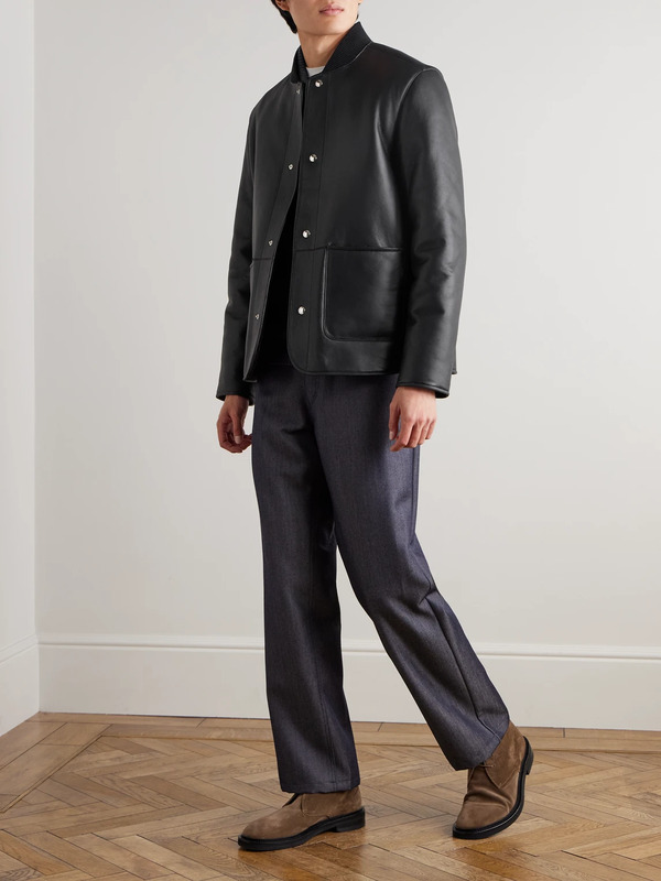  Mr P. - Reversible Shearling Jacket - Men - Black - S 