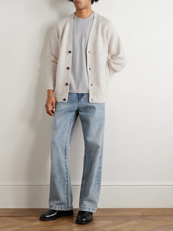  Mr P. - Ribbed-knit Cardigan - Men - White - Xs 