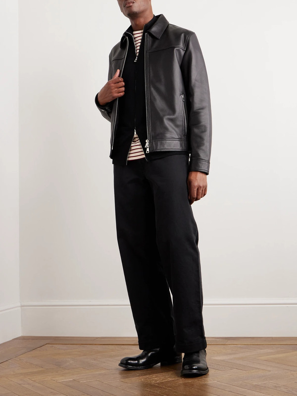  Mr P. - Richard Merino Wool Zip-up Cardigan - Men - Black - Xs 