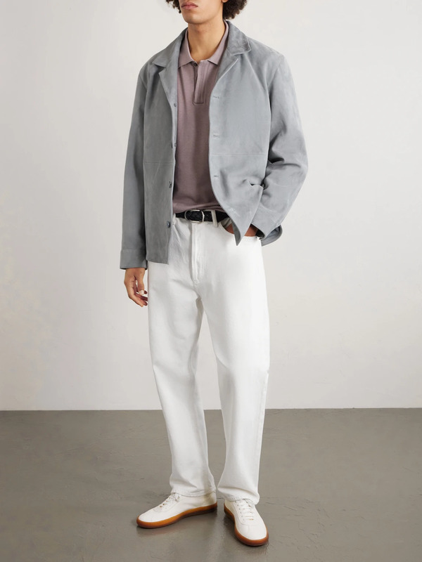  Mr P. - Silk And Cotton-blend Polo Shirt - Men - Pink - Xs 